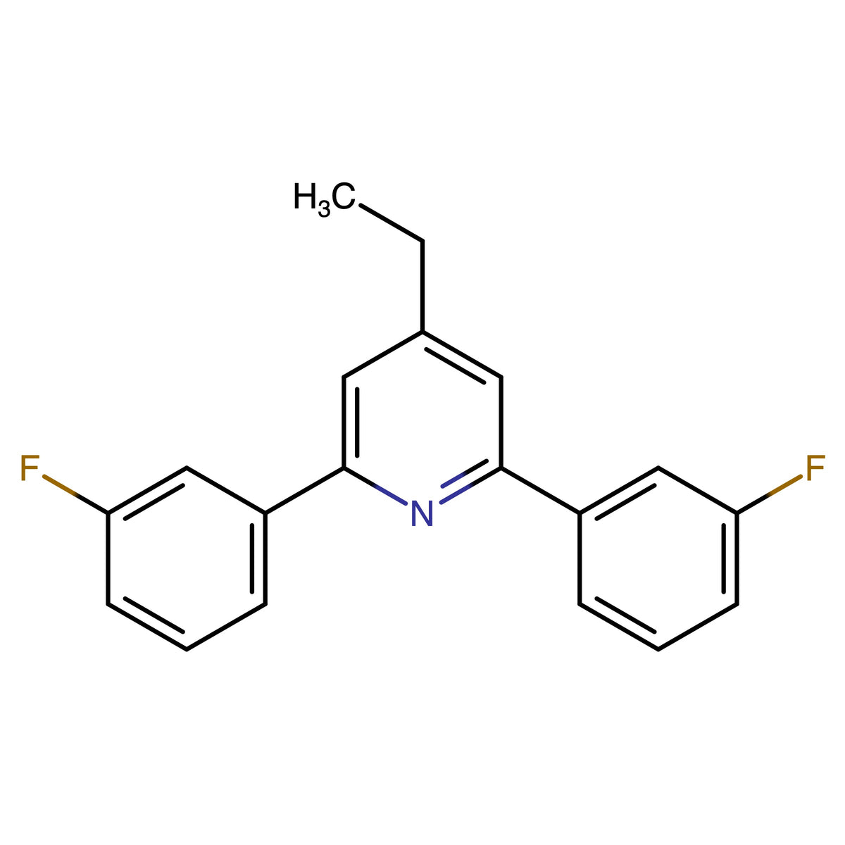 4-Ethyl-2,6-bis(3-fluorophenyl)pyridine