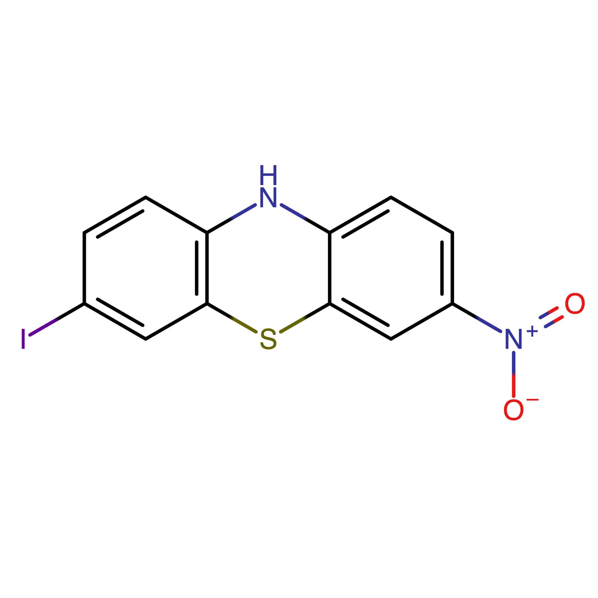 3-Iodo-7-nitro-10H-phenothiazine