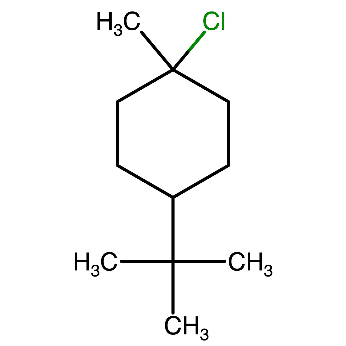 (±)-4-(tert-Butyl)-1-chloro-1-methylcyclohexane