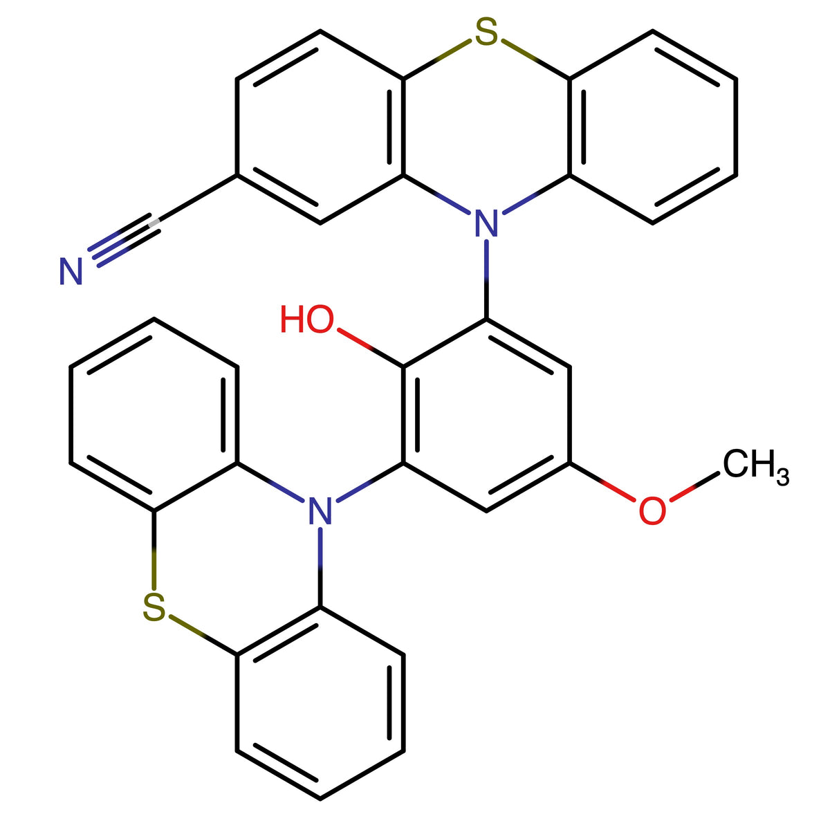 10-(2-Hydroxy-5-methoxy-3-(10H-phenothiazin-10-yl)phenyl)-10H-phenothiazine-2-carbonitrile