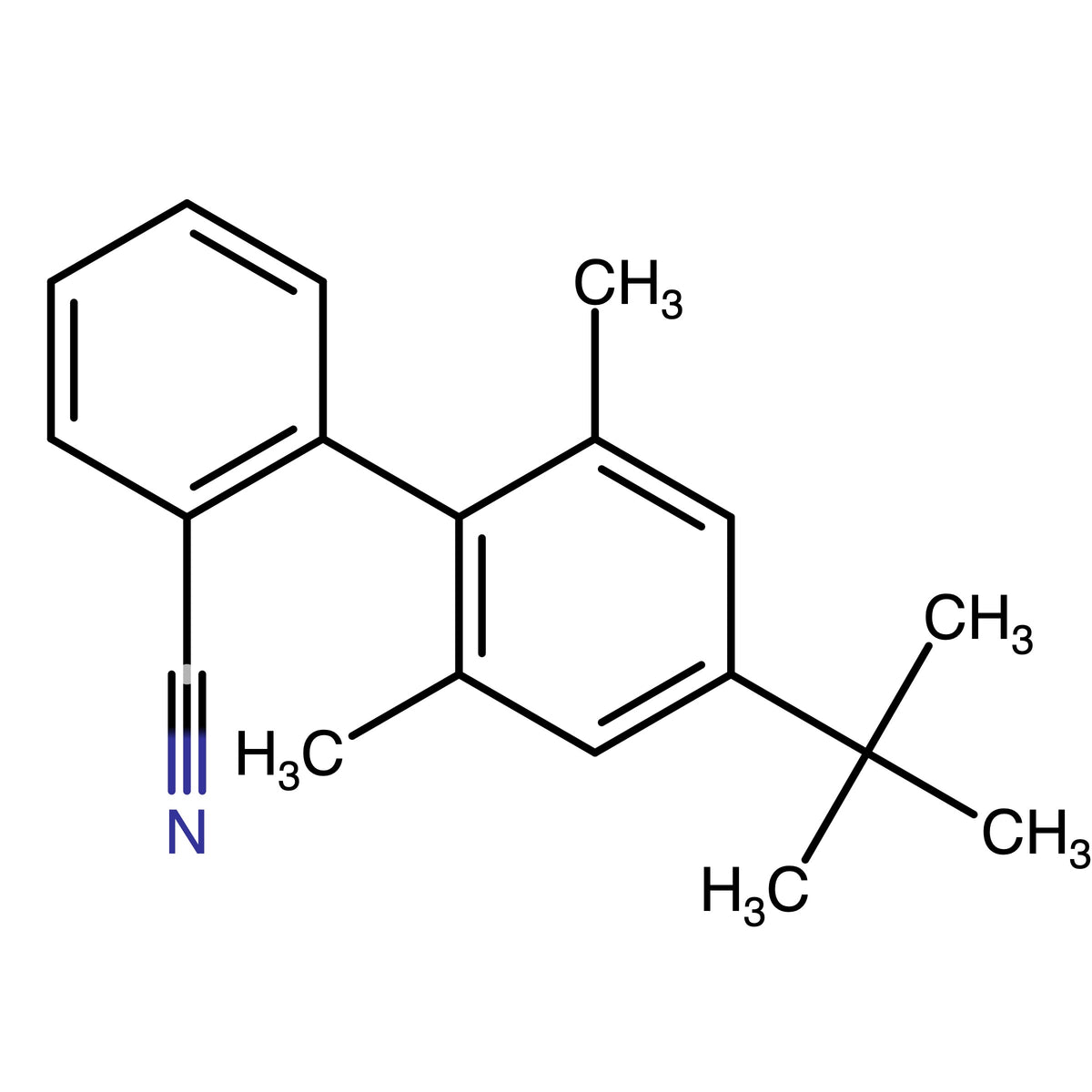 4'-(tert-Butyl)-2',6'-dimethyl-[1,1'-biphenyl]-2-carbonitrile