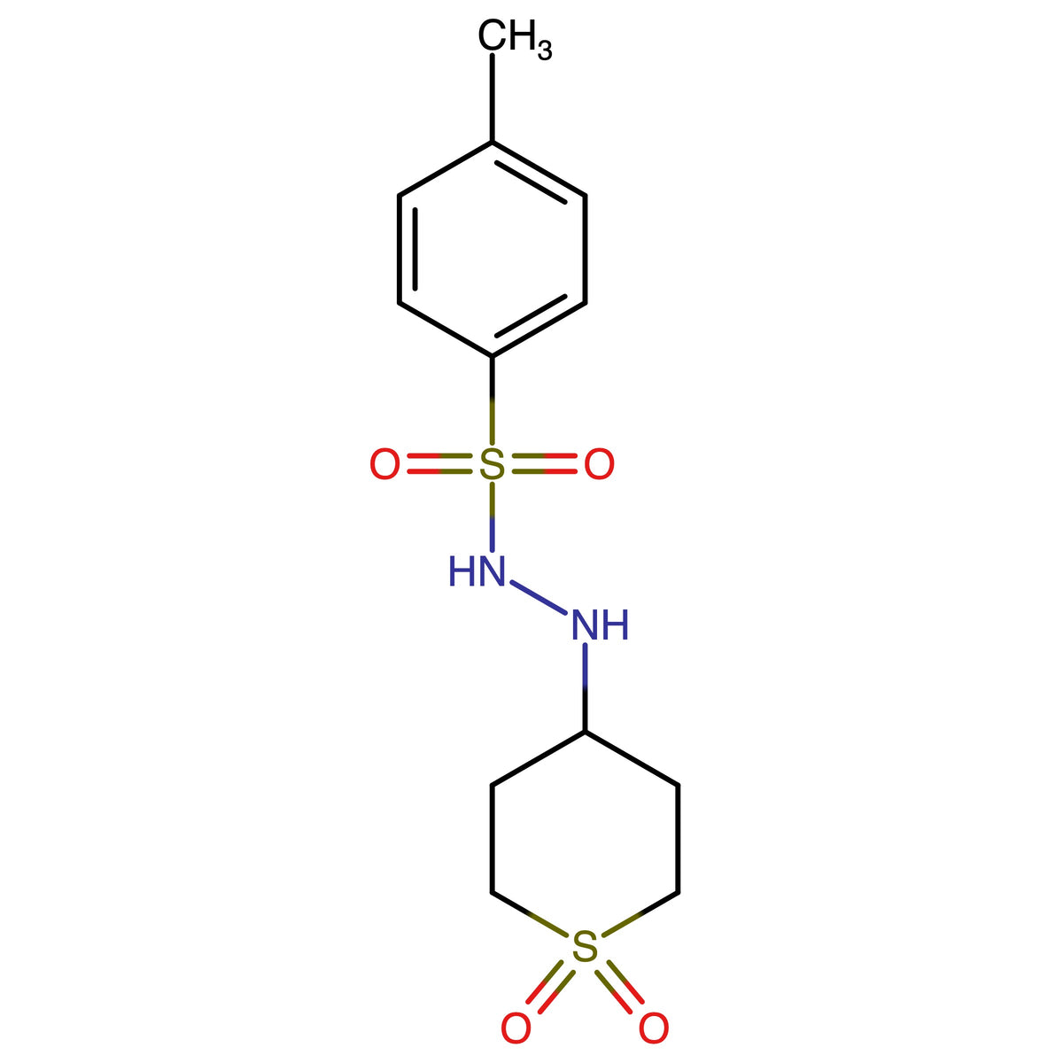 N'-(1,1-Dioxidotetrahydro-2H-thiopyran-4-yl)-4-methylbenzenesulfonohydrazide