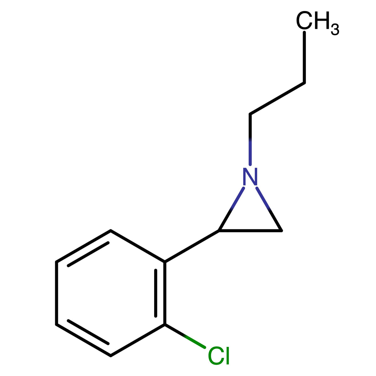 2-(2-Chlorophenyl)-1-propylaziridine