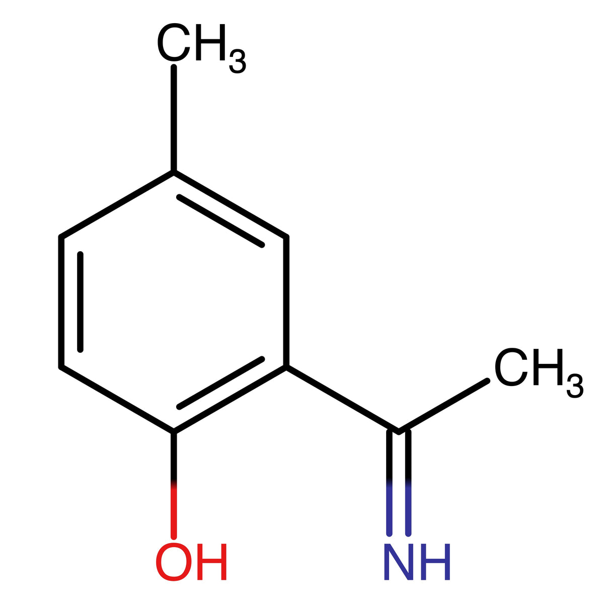 2-Ethanimidoyl-4-methylphenol