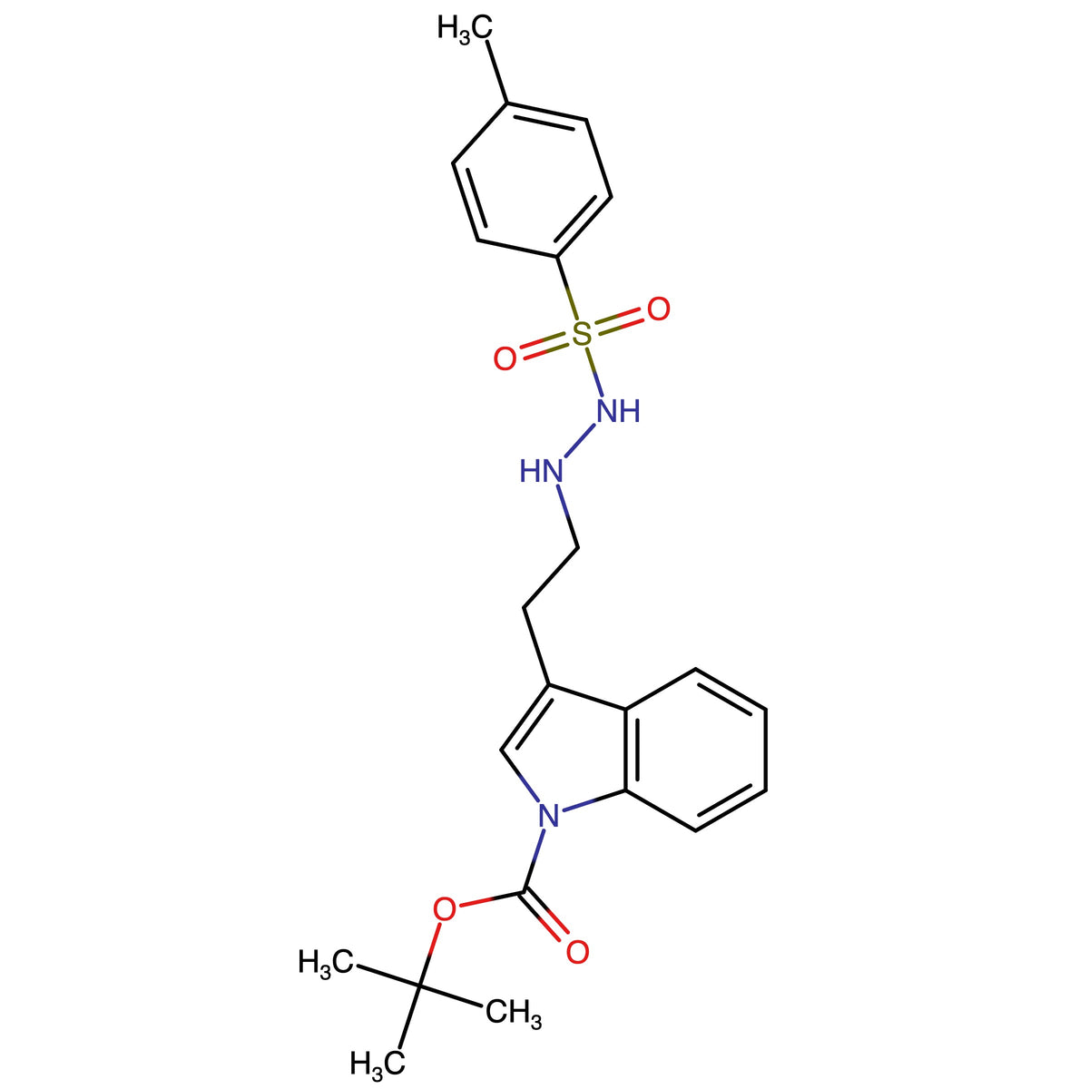 tert-Butyl 3-(2-(2-tosylhydrazineyl)ethyl)-1H-indole-1-carboxylate