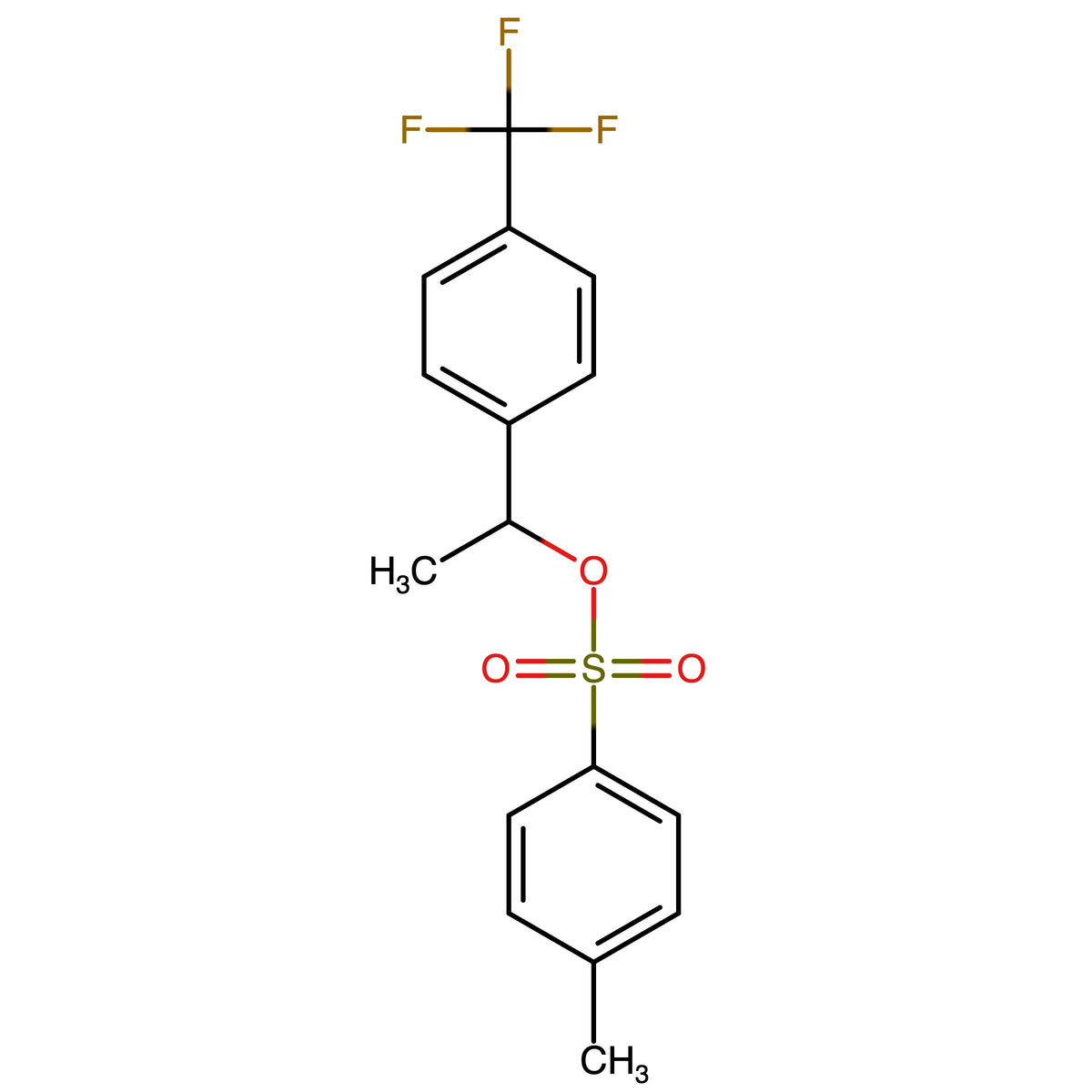 2,2,2-Trifluoro-1-[4-(trifluoromethyl)phenyl]ethyl 4-methylbenzenesulfonate