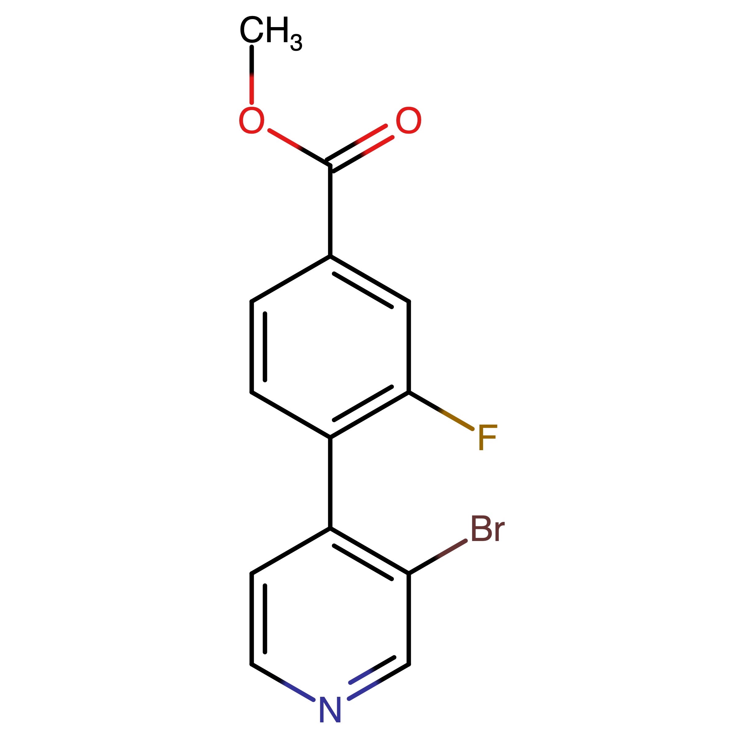 Methyl 4-(3-bromopyridin-4-yl)-3-fluorobenzoate