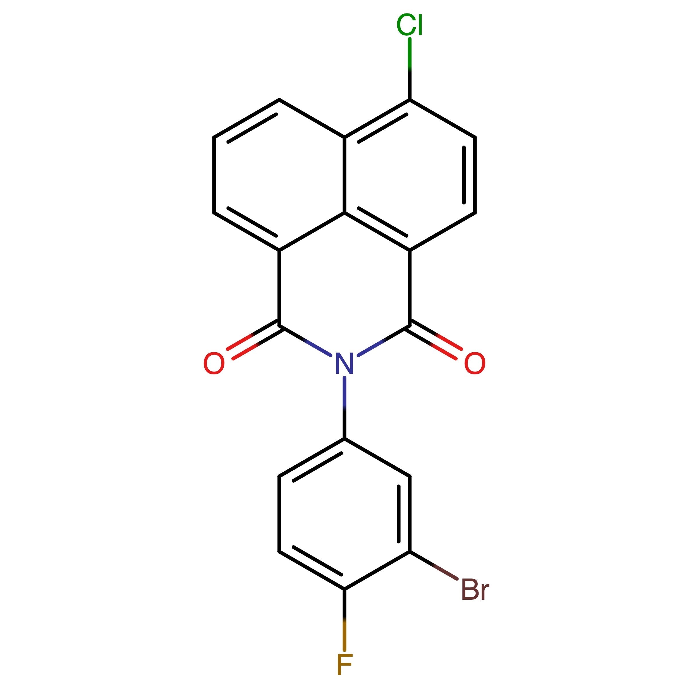 N-(3-Bromo-4-fluoro-phenyl)-4-chloro-1,8-naphthalimide