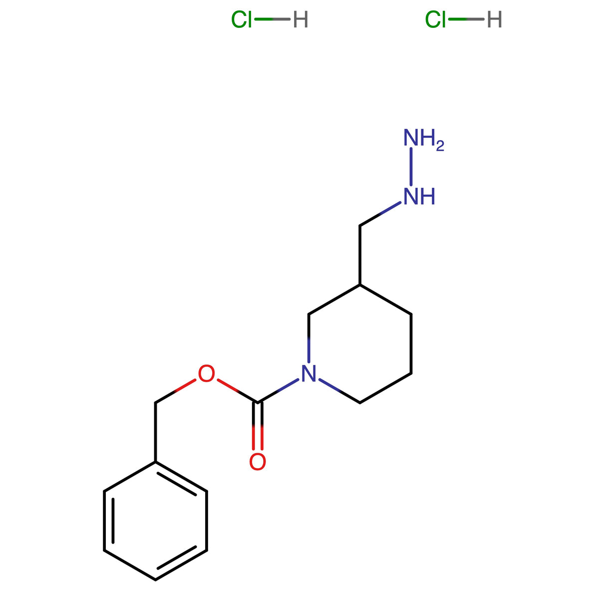 3-Aminoaminomethyl-1-cbzpiperidin dihydrochloride