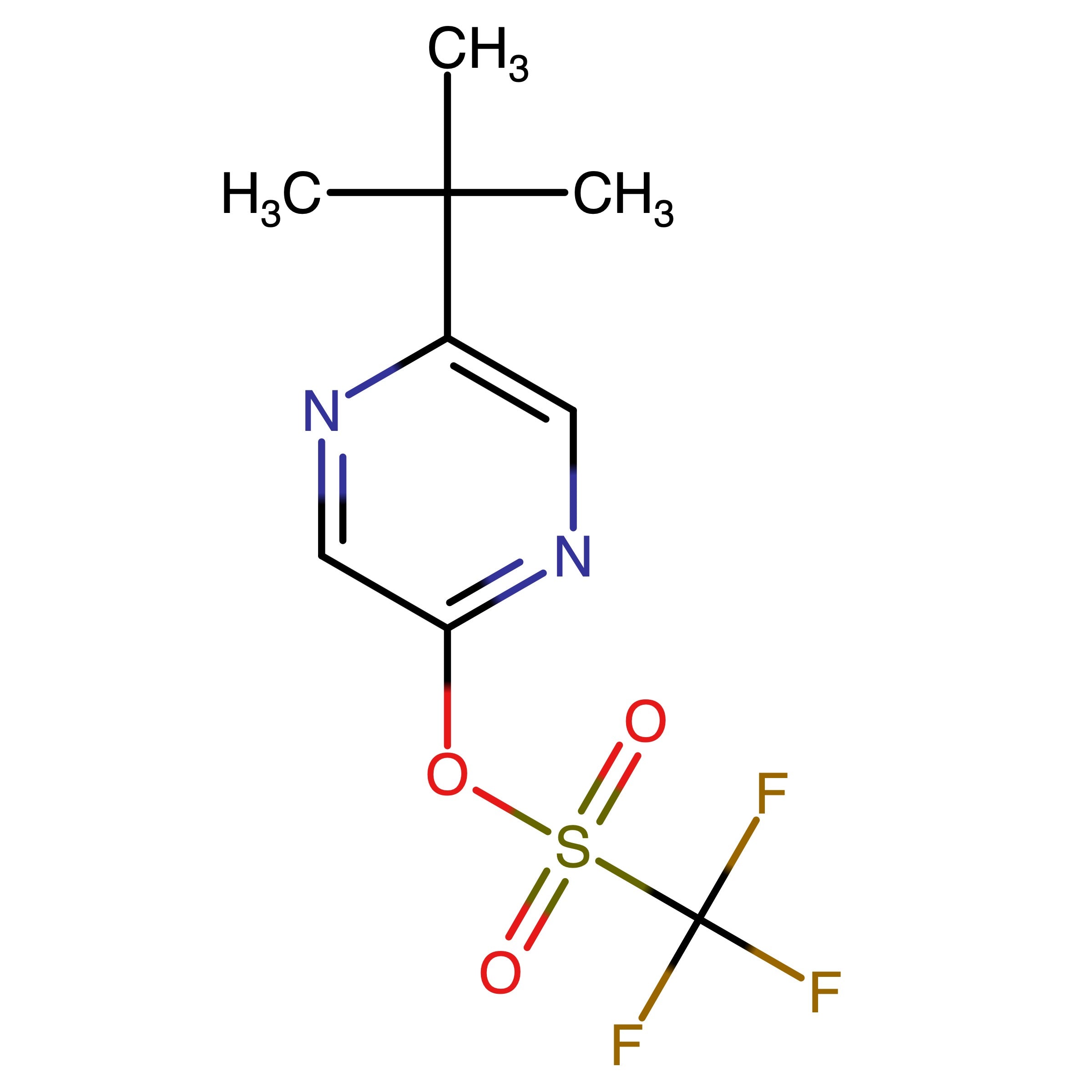 (5-tert-Butylpyrazin-2-yl) trifluoromethanesulfonate 