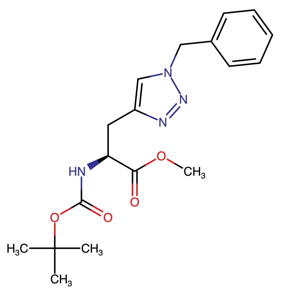 Methyl (2S)-3-(1-benzyltriazol-4-yl)-2-[(2-methylpropan-2-yl)oxycarbonylamino]propanoate