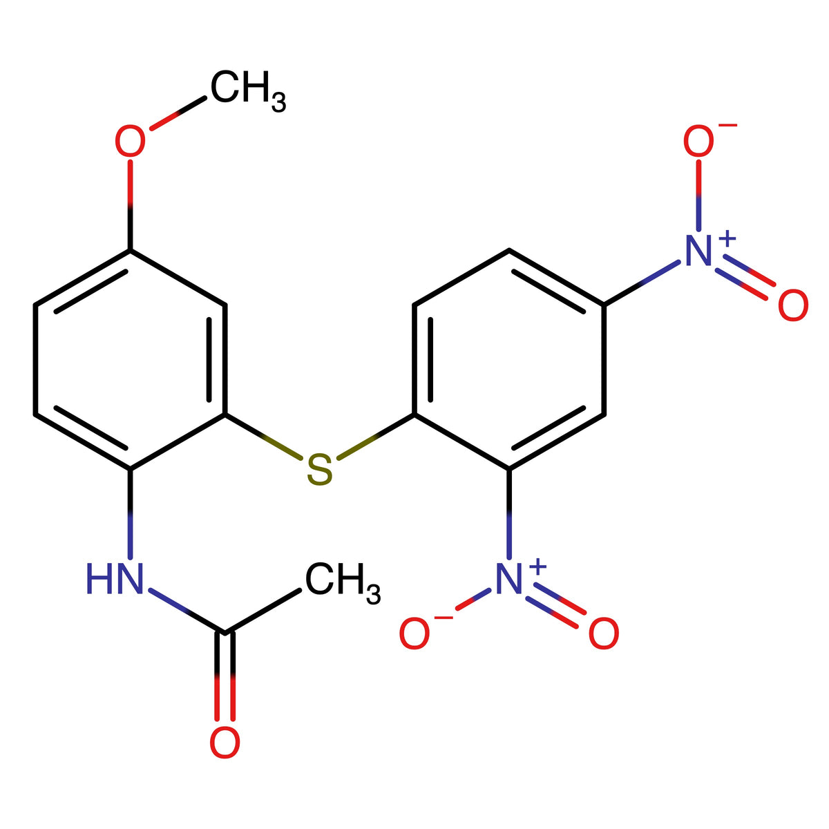 N-[2-(2,4-Dinitrophenyl)sulfanyl-4-methoxyphenyl]acetamide