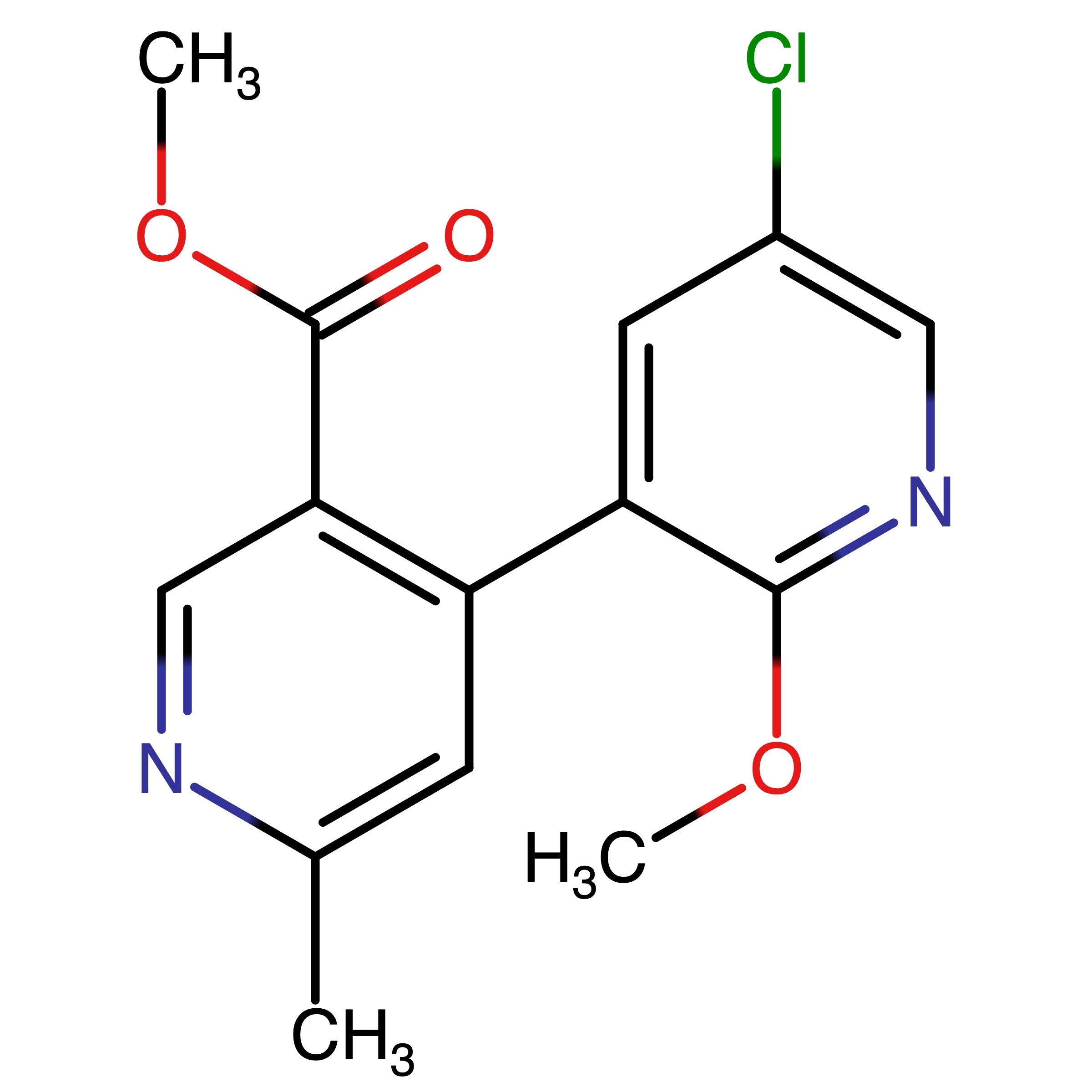 5-Chloro-2-methoxy-6'-methyl-[3,4'-bipyridine]-3'-carboxylic acid methyl ester | OGQXFNZBTBGWIE-UHFFFAOYSA-N