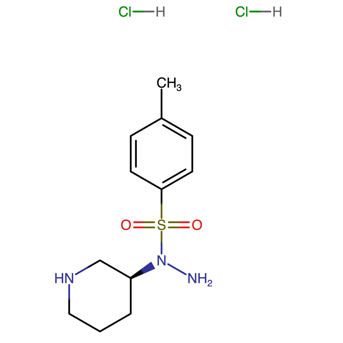 4-Methyl-N-(piperidin-3-yl)benzenesulfonohydrazide
