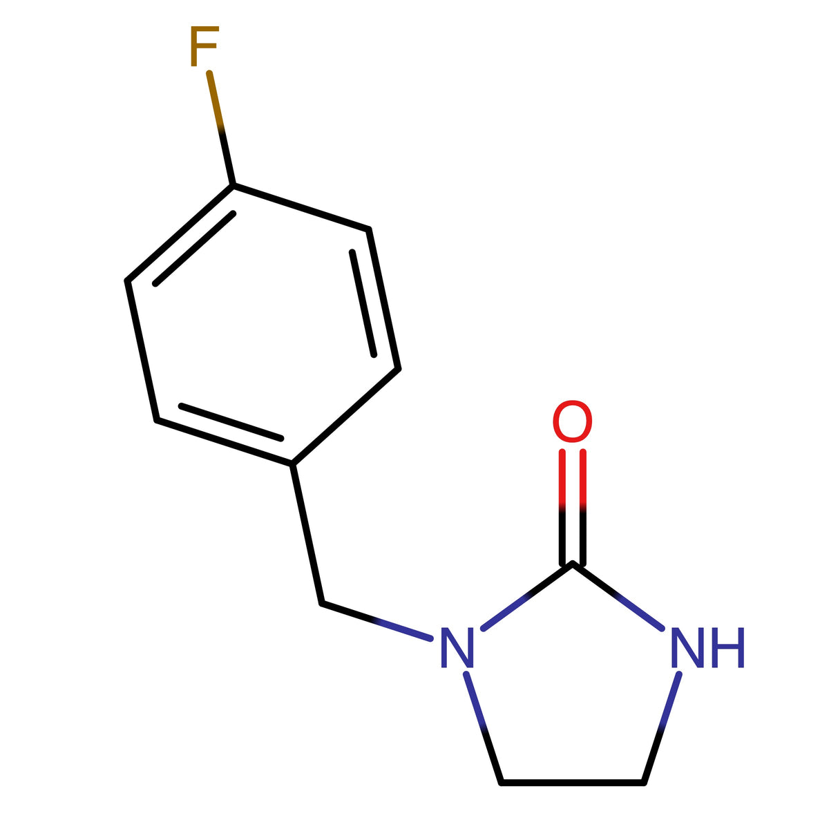 1-[(4-Fluorophenyl)methyl]imidazolidin-2-one