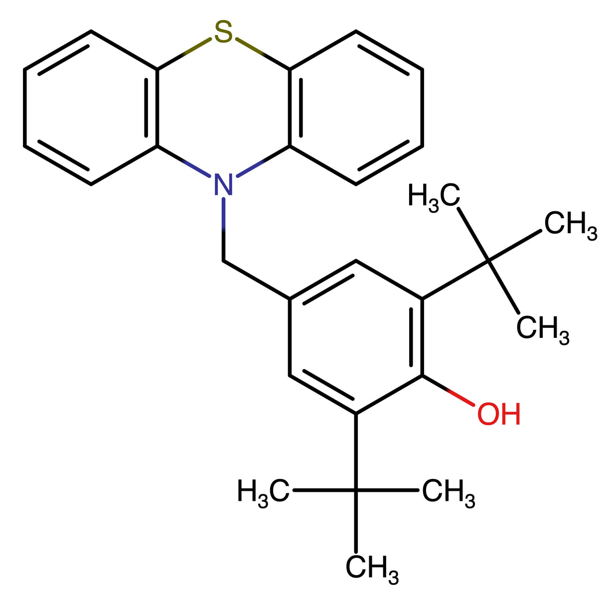 2-(4-Hydroxy-3,5-dit-butylbenzyl)-2-aza-9-thiatricyclo[8.4.0.0^3,8]tetradeca-1(14),3(4),5(6),7(8),10(11),12(13)-hexaene
