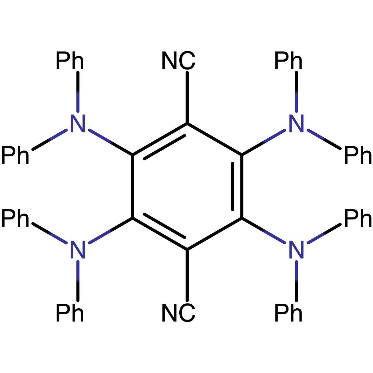 2,3,5,6-Tetrakis(diphenylamino)terephthalonitrile