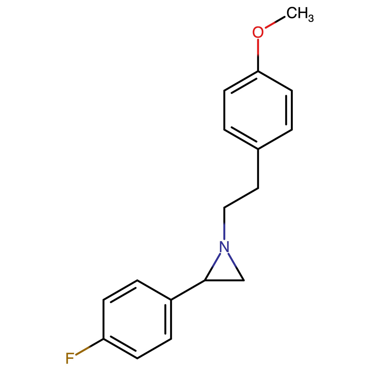 2-(4-Fluorophenyl)-1-(4-methoxyphenethyl)aziridine