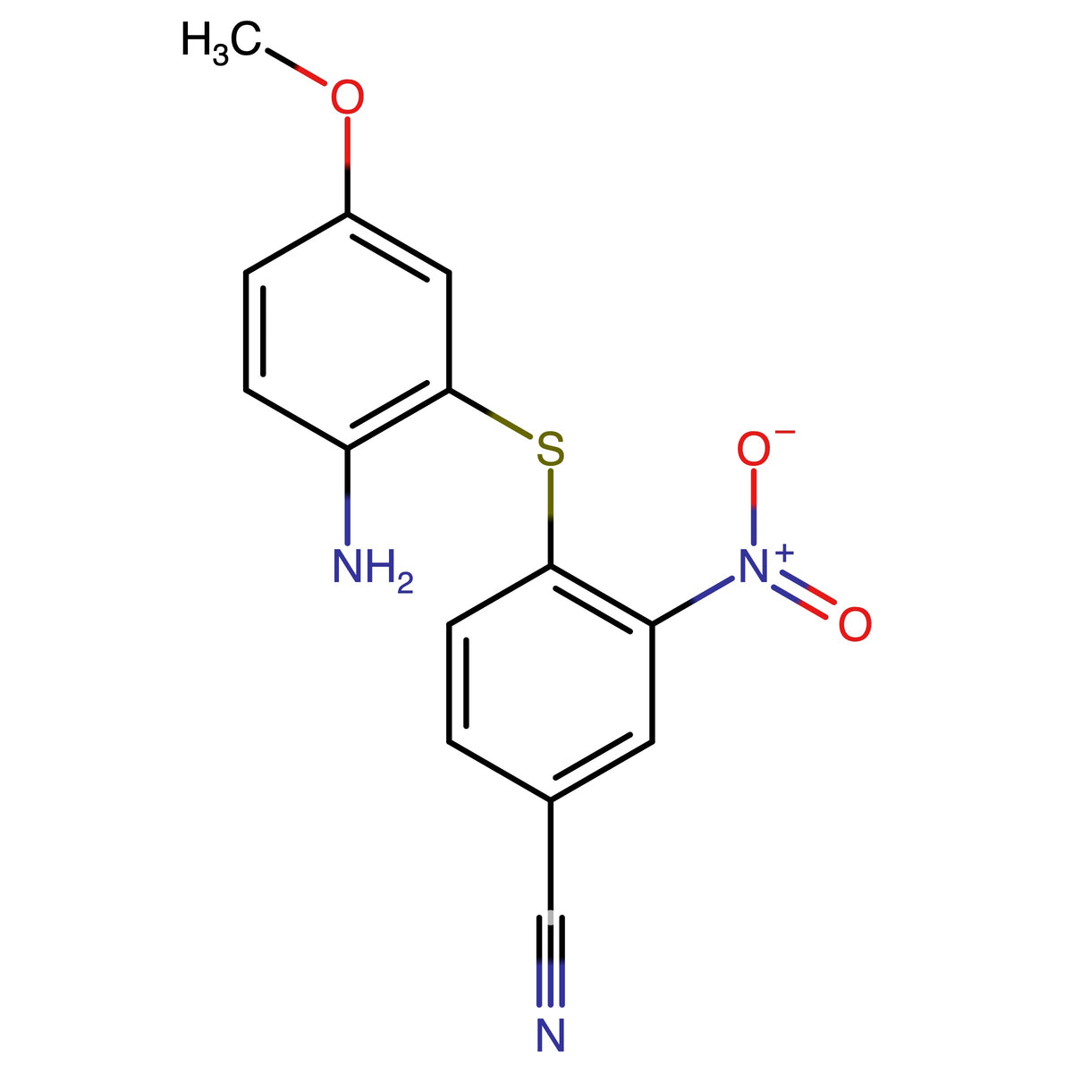 4-(2-Amino-5-methoxyphenyl)sulfanyl-3-nitrobenzonitrile