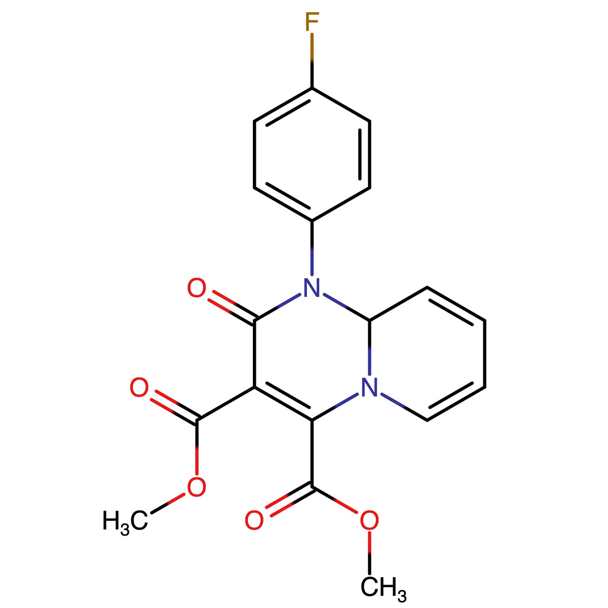 Dimethyl 1-(4-fluorophenyl)-2-oxo-1,9a-dihydro-2H-pyrido[1,2-a]pyrimidine-3,4-dicarboxylate