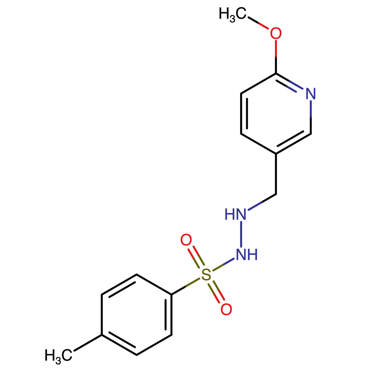 N'-((6-Methoxypyridin-3-yl)methyl)-4-methylbenzenesulfonohydrazide