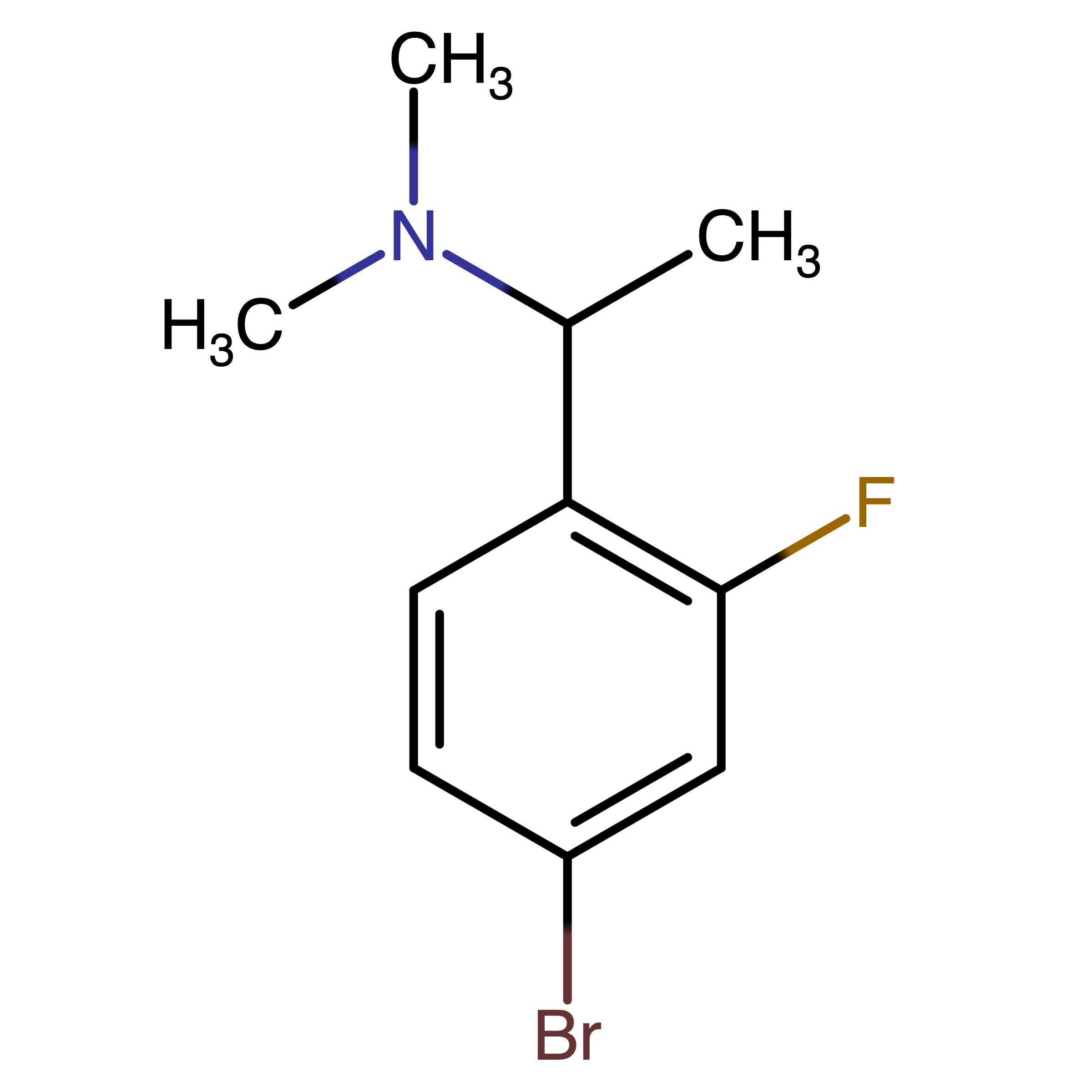 Name: 1-(4-Bromo-2-fluorophenyl)-N,N-dimethylethan-1-amine