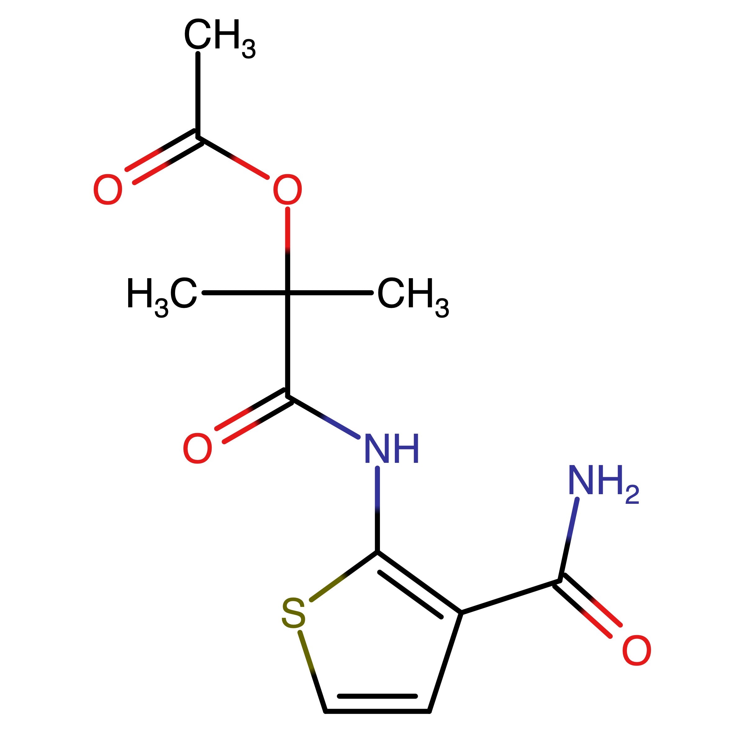 [2-[(3-Carbamoyl-2-thienyl)amino]-1,1-dimethyl-2-oxo-ethyl]acetate 