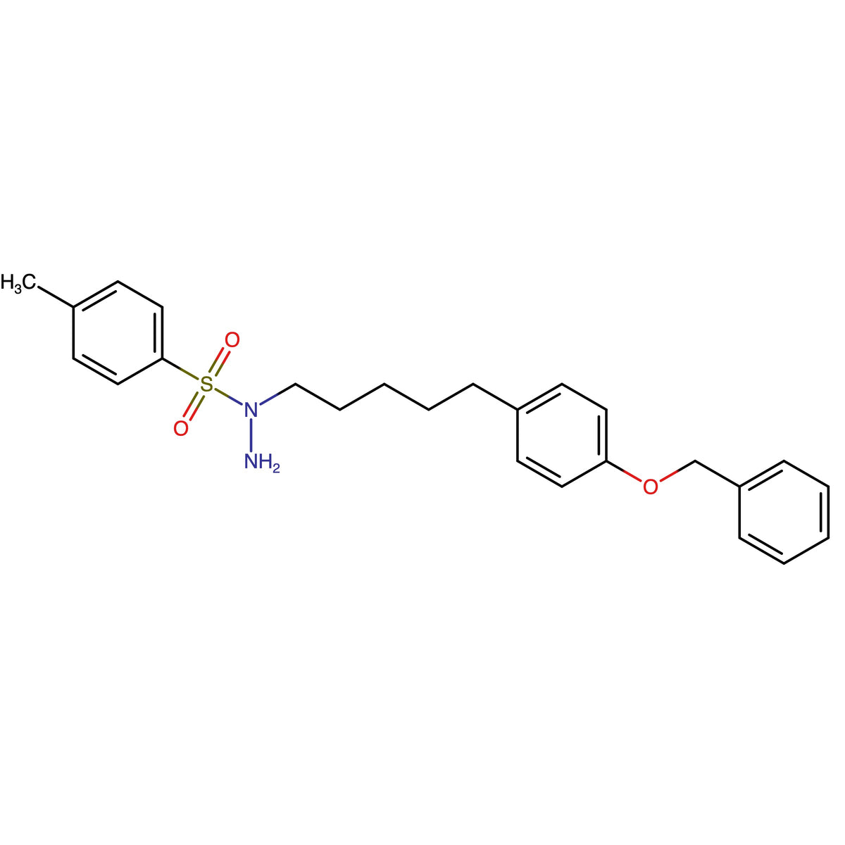 N-(5-(4-(Benzyloxy)phenyl)pentyl)-4-methylbenzenesulfonohydrazide