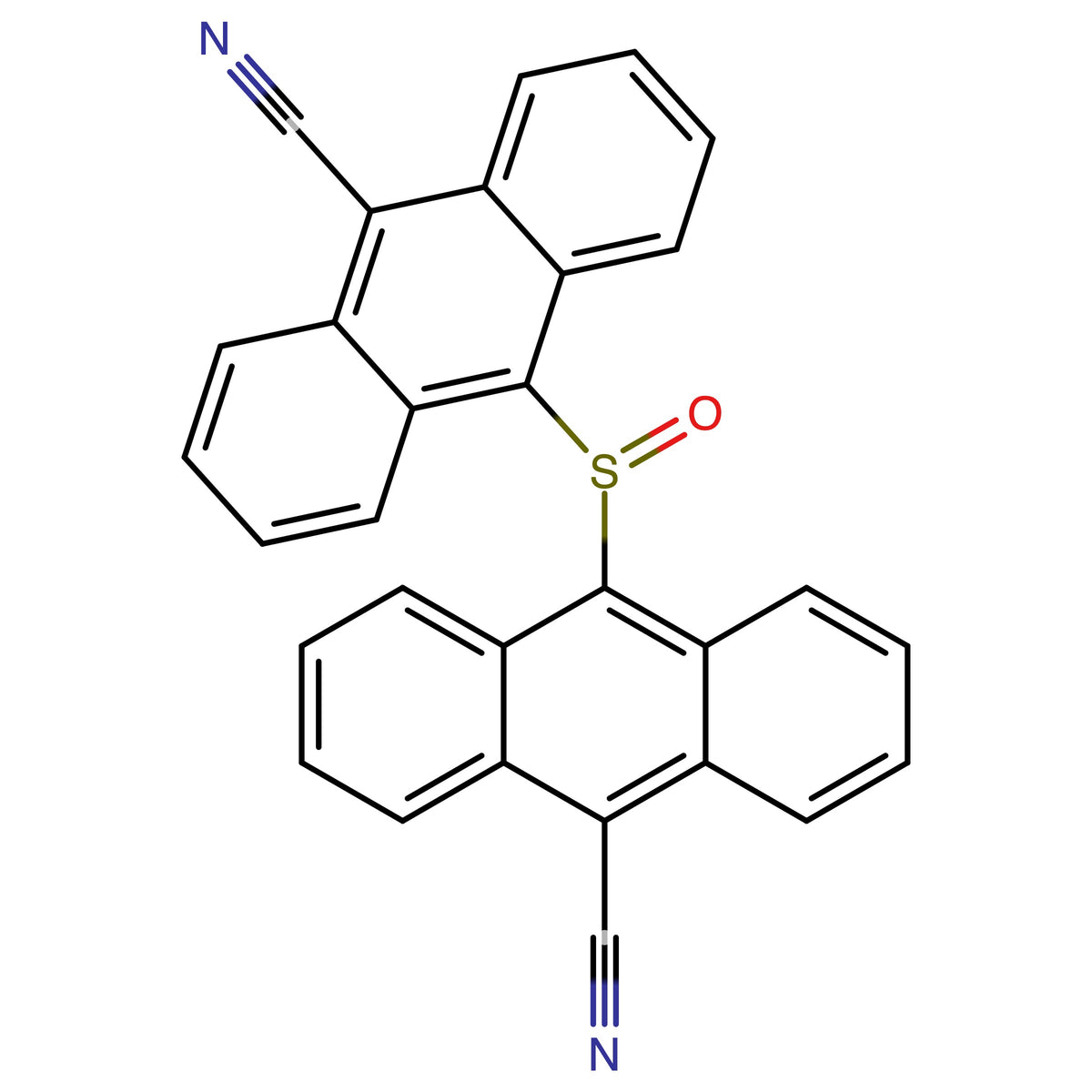 10,10'-Sulfinylbis(anthracene-9-carbonitrile)