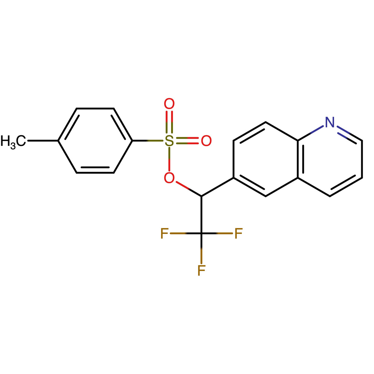 2,2,2-Trifluoro-1-(quinolin-6-yl)ethyl 4-methylbenzenesulfonate