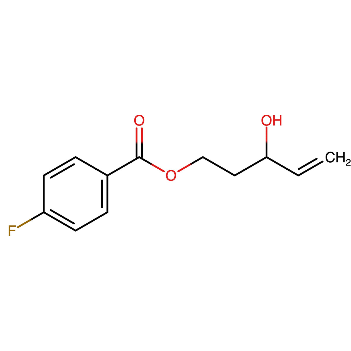 3-Hydroxypent-4-en-1-yl 4-fluorobenzoate