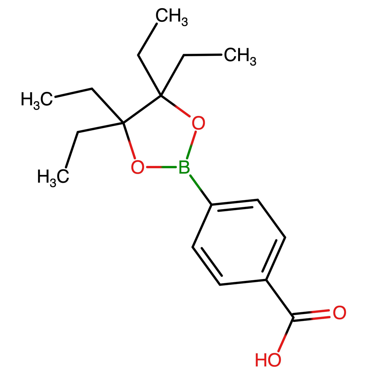 4-(4,4,5,5-Tetraethyl-1,3,2-dioxaborolan-2-yl)benzoic acid