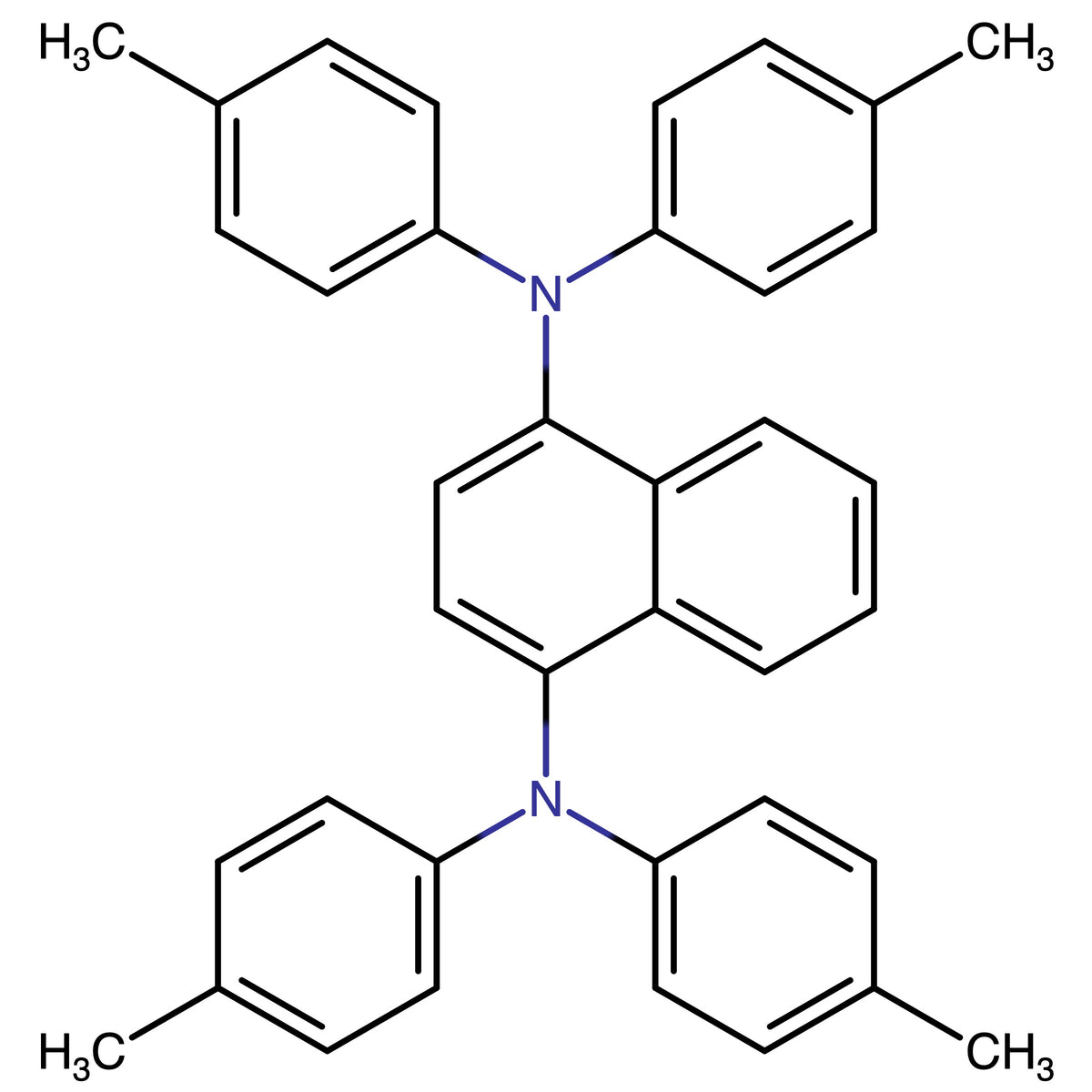 1-N,1-N,4-N,4-N-Tetrakis(4-methylphenyl)naphthalene-1,4-diamine