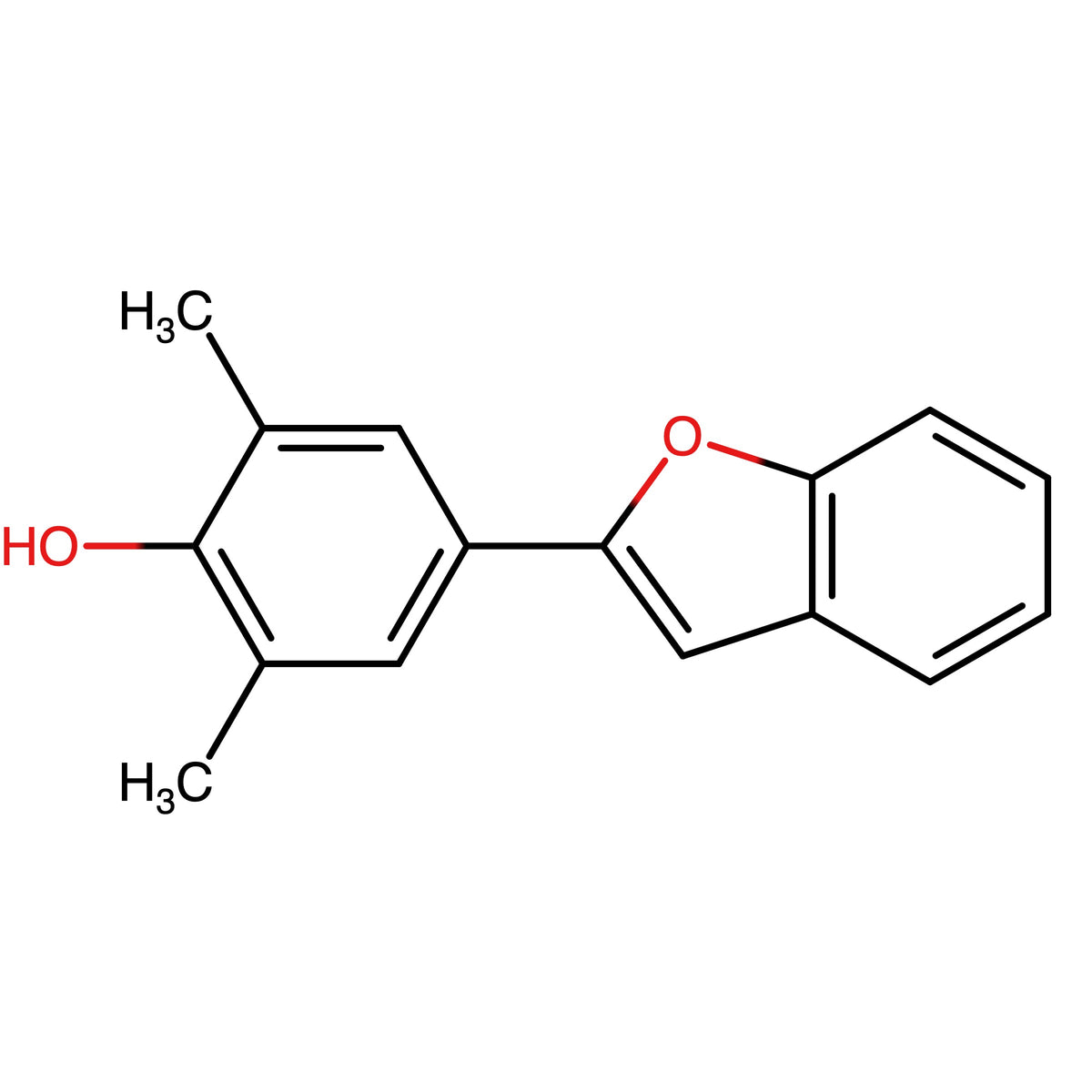 2-Hydroxy-3-methyl-5-(coumaron-2-yl)toluene