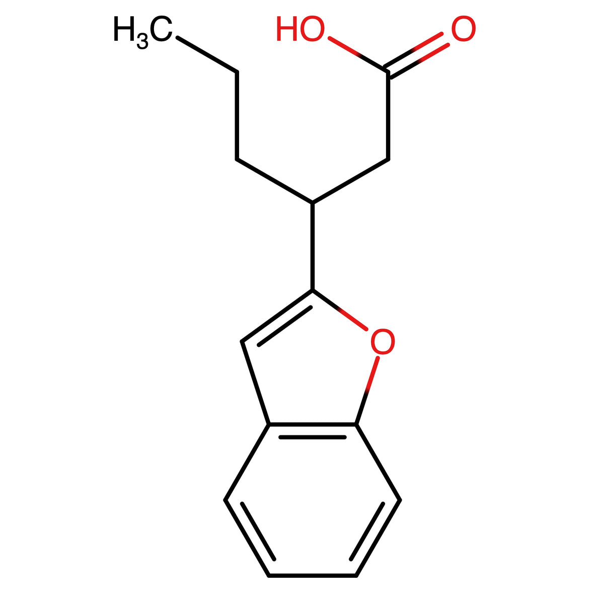 3-(Benzofuran-2-yl)hexanoic acidÊ