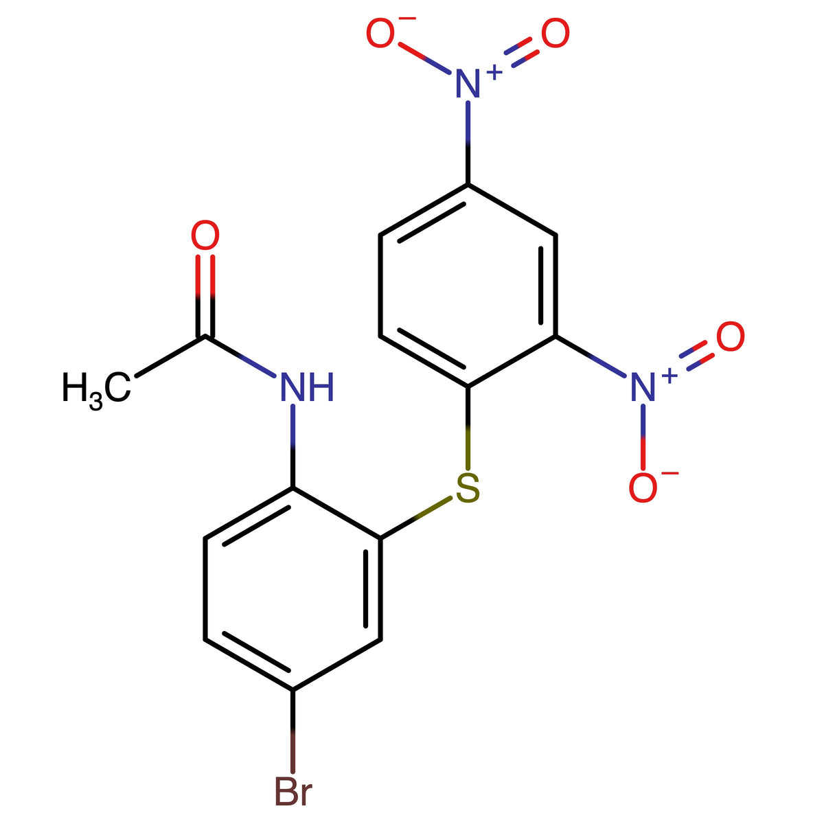 N-(5-Bromo-2-((2,4dinitrophenyl)thio)phenyl)acetamide