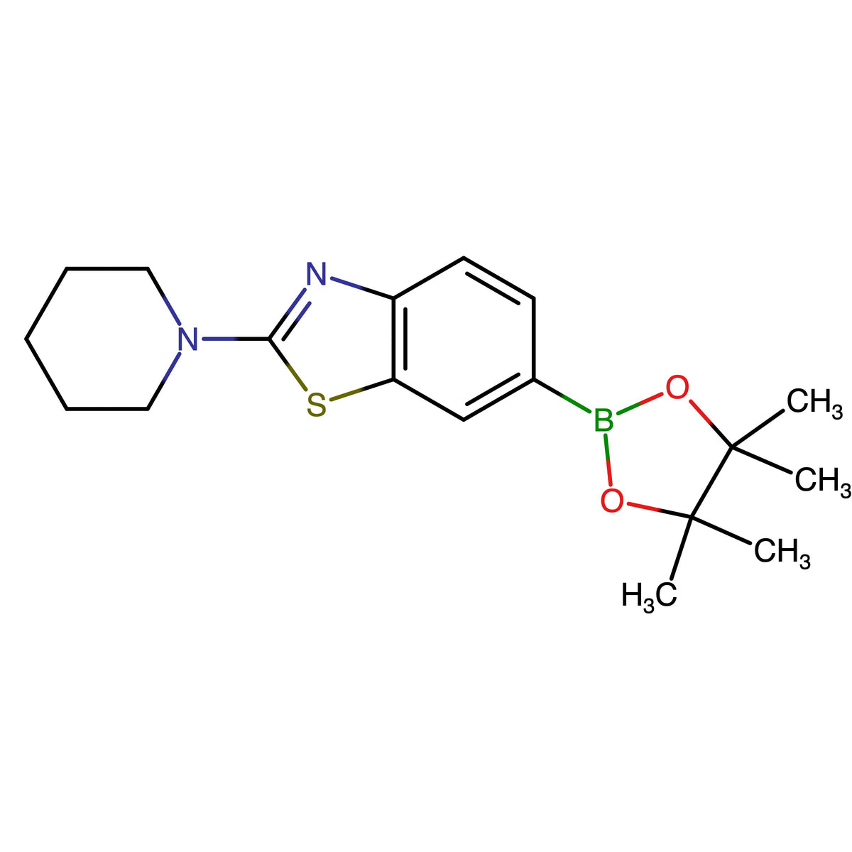2-(Piperidin-1-yl)-6-(4,4,5,5-tetramethyl-1,3,2-dioxaborolan-2-yl)benzo[d]thiazole