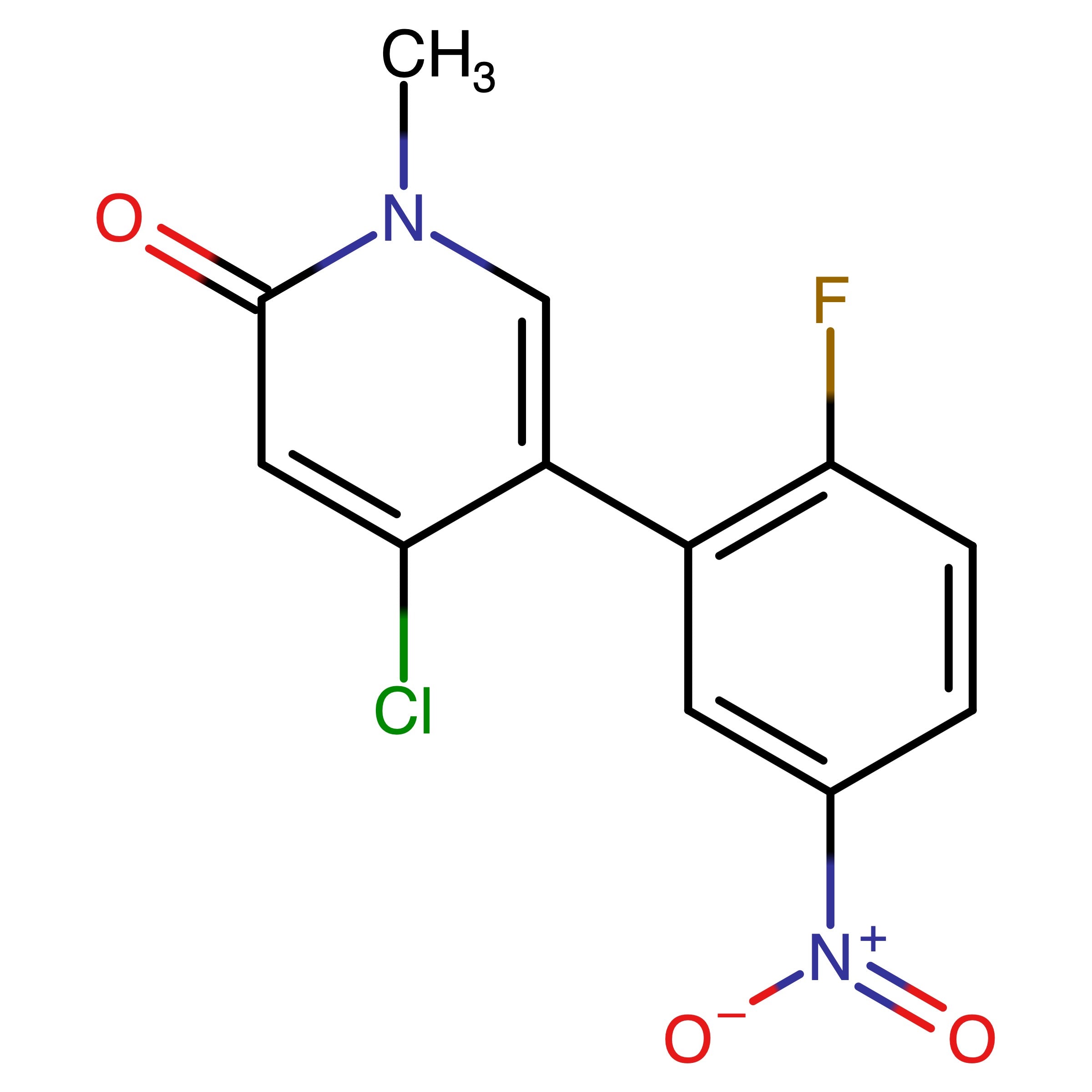 4-Chloro-5-(2-fluoro-5-nitrophenyl)-1-methylpyridin-2-one 