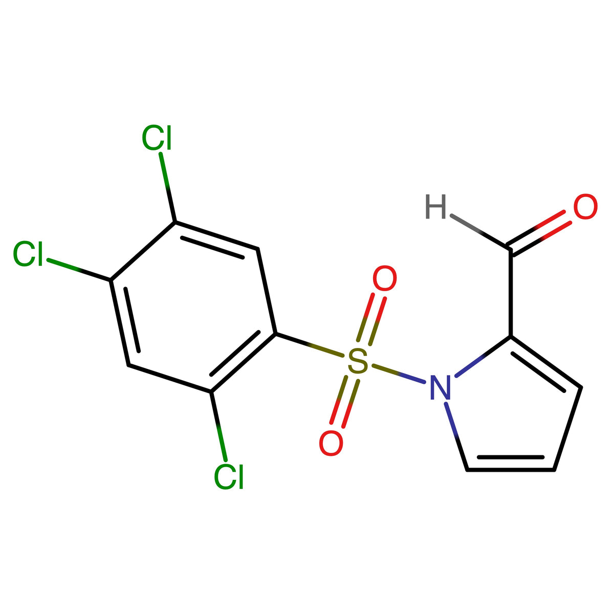 2,4,5-Trichlorobenzenesulfonyl pyrrole-2-carboxaldehyde