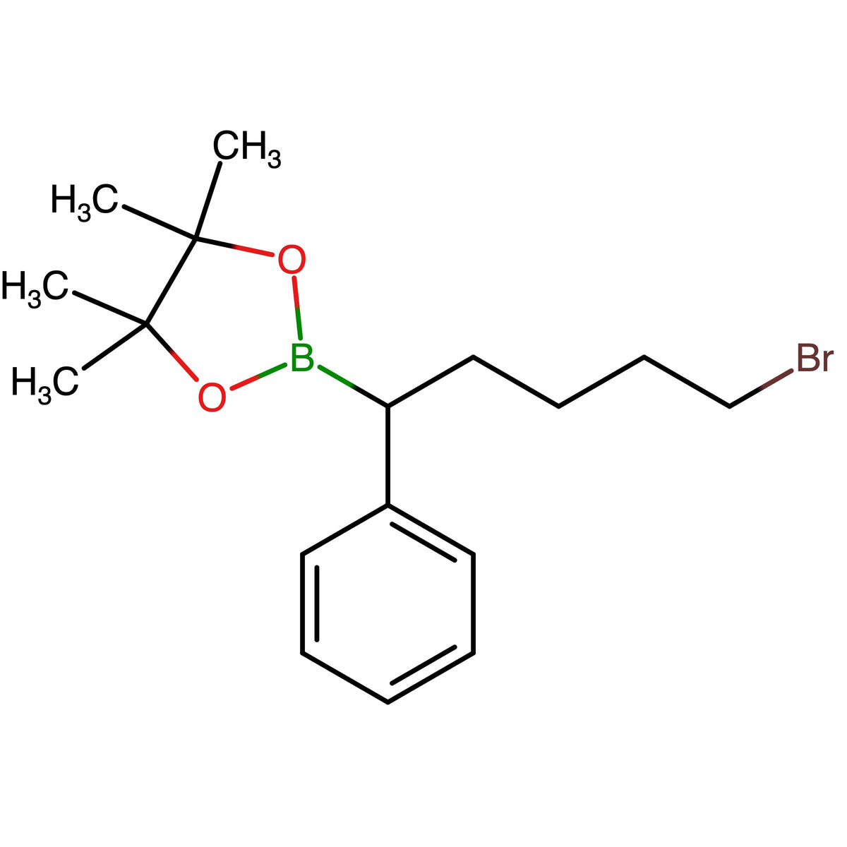 2-(5-Bromo-1-phenylpentyl)-4,4,5,5-tetramethyl-1,3,2-dioxaborolane