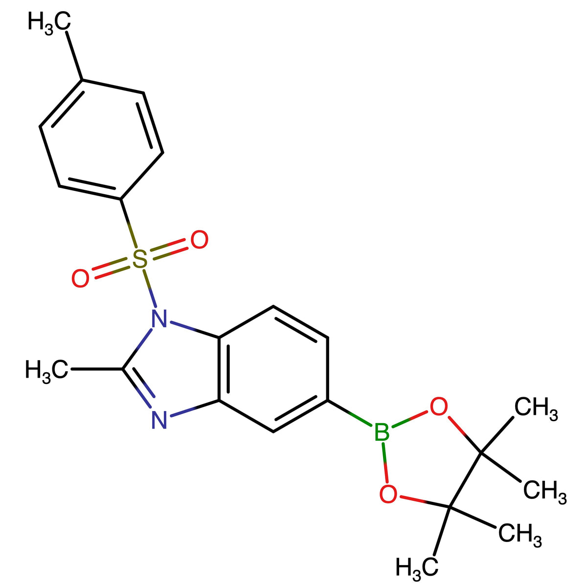 2-Methyl-5-(4,4,5,5-tetramethyl-1,3,2-dioxaborolan-2-yl)-1-tosyl-1H-benzo[d]imidazole