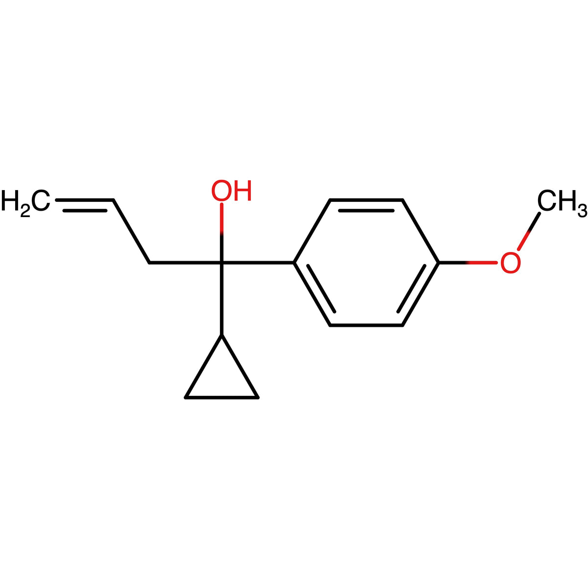 1-Cyclopropyl-1-(4-methoxyphenyl)but-3-en-1-ol