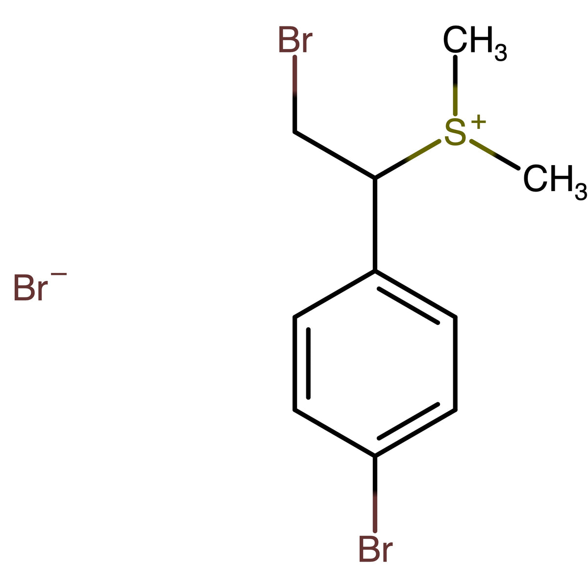(2-Bromo-1-(4-bromophenyl)ethyl)dimethylsulfonium bromide