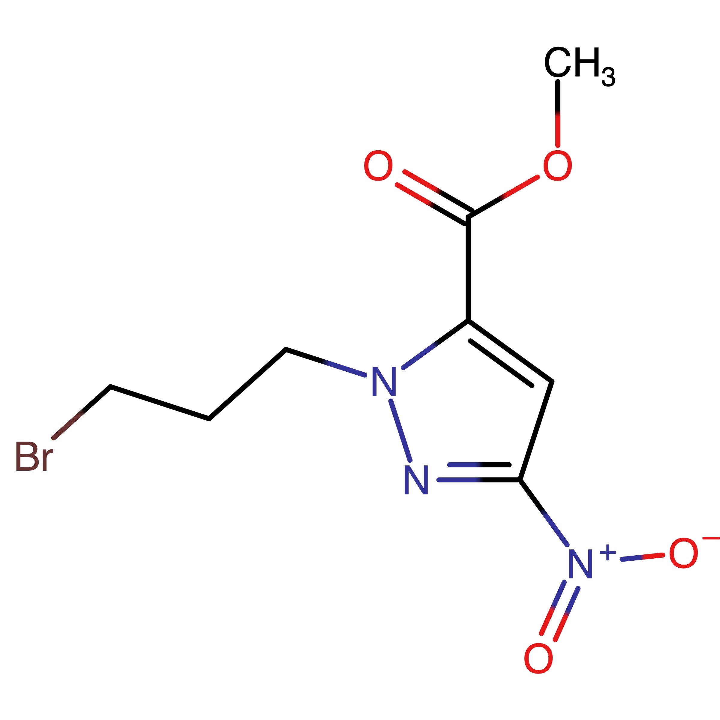 Methyl 1-(3-bromopropyl)-3-nitropyrazole-5-carboxylate 