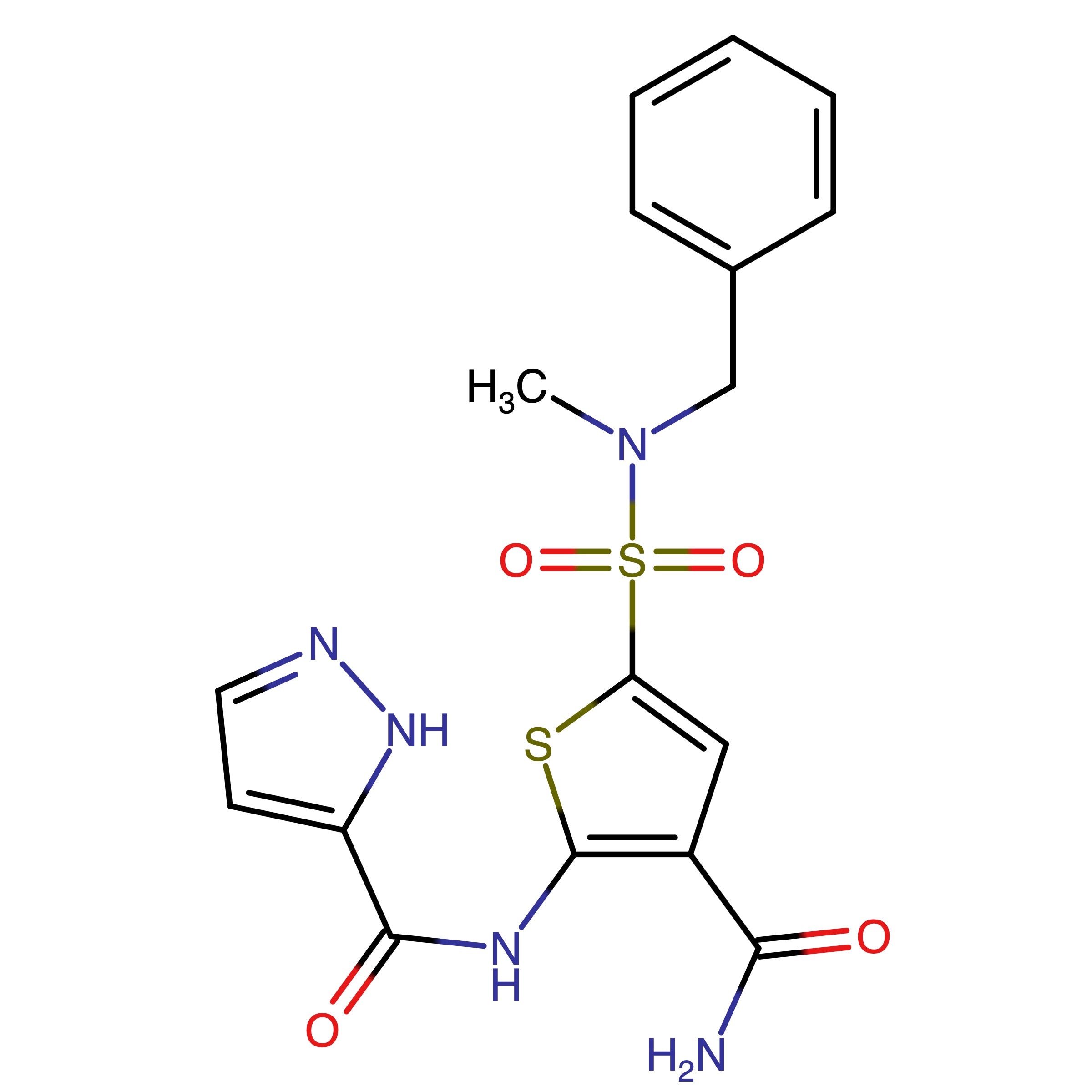N-[5-[Benzyl(methyl)sulfamoyl]-3-carbamoylthiophen-2-yl]-1H-pyrazole-5-carboxamide 