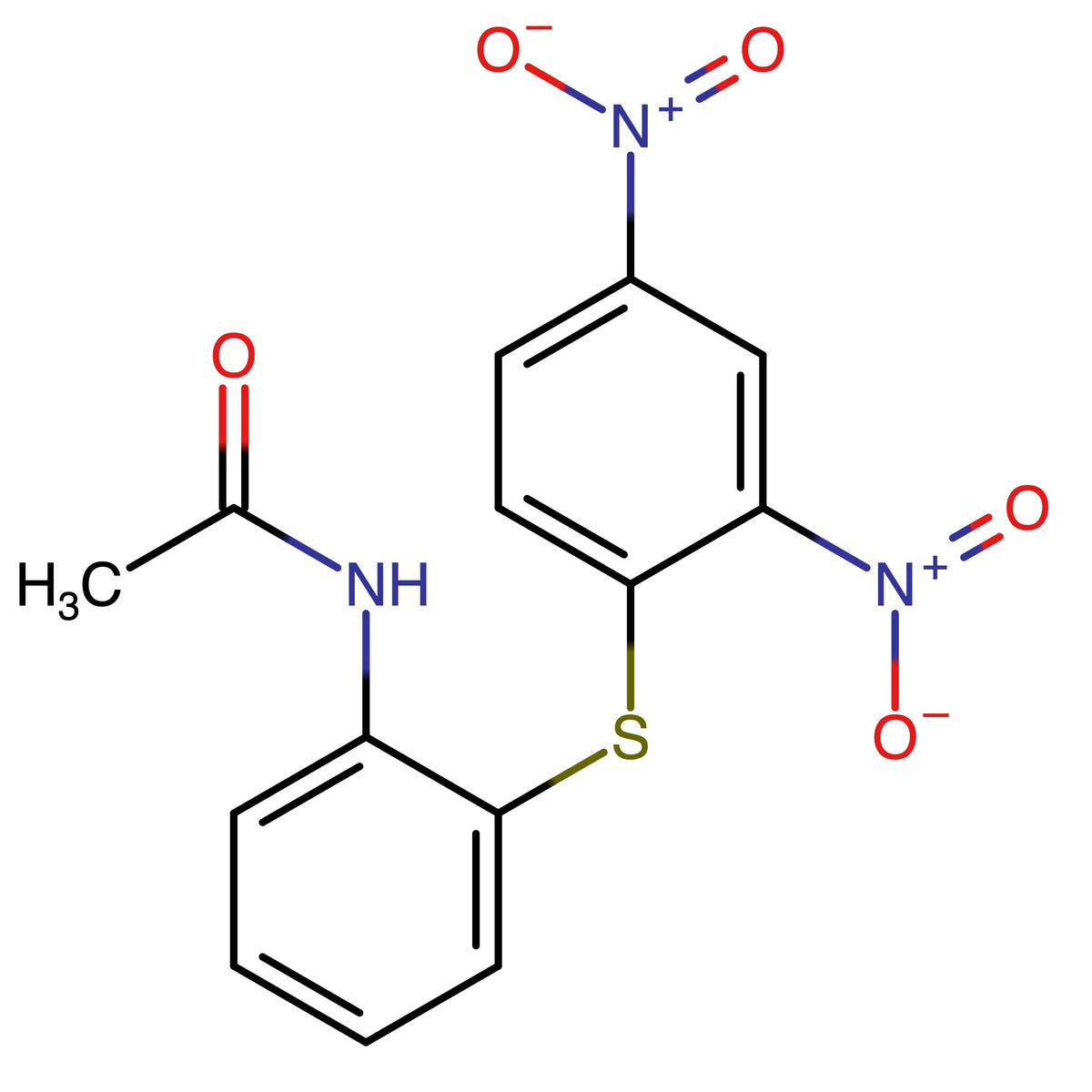 N-[2-(2,4-Dinitrophenyl)sulfanylphenyl]acetamide