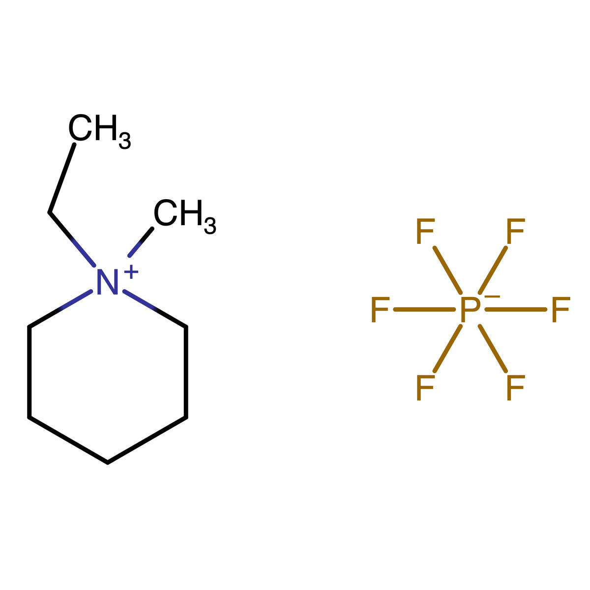 1-Ethyl-1-methylpiperidin-1-ium hexafluorophosphate