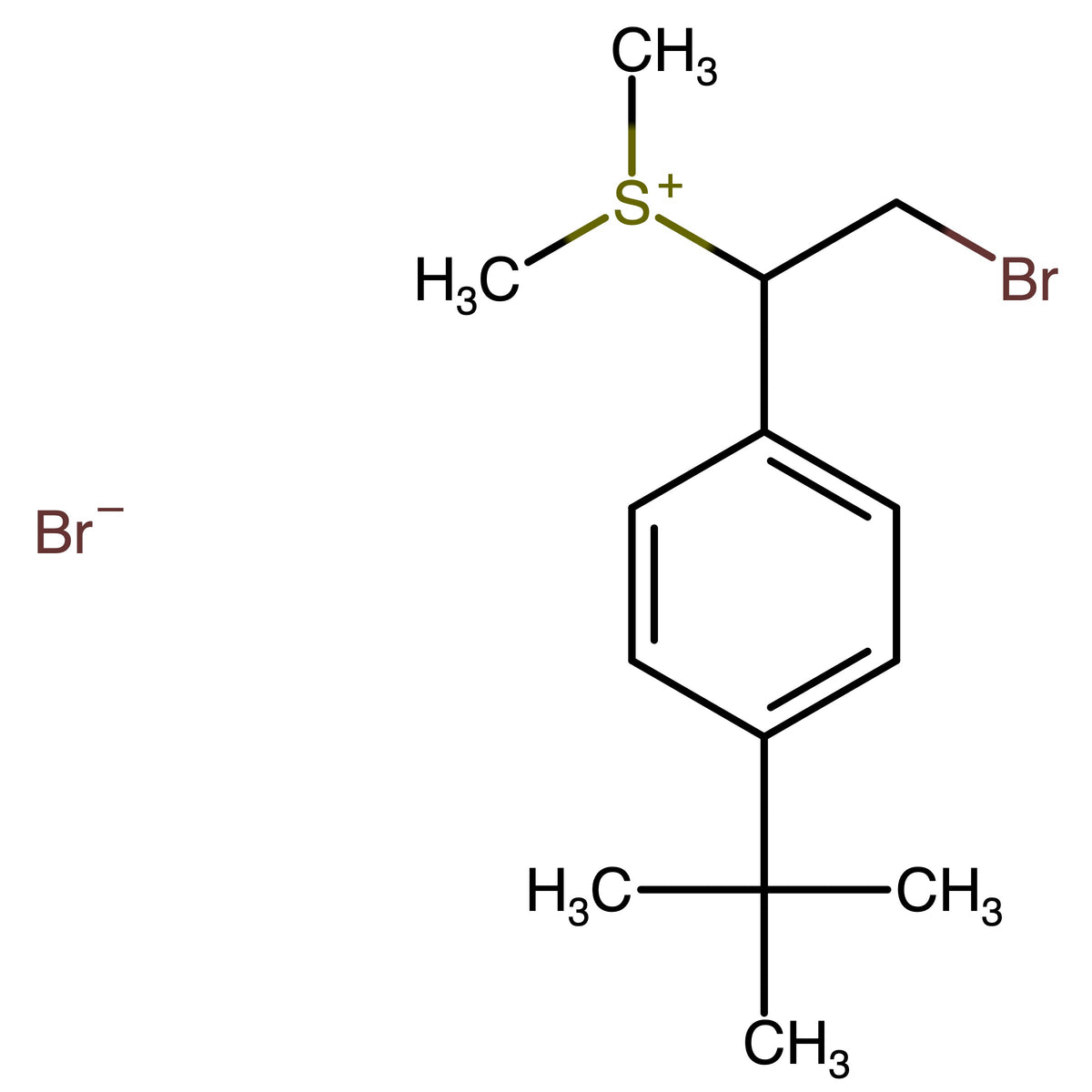 (2-Bromo-1-(4-(tert-butyl)phenyl)ethyl)dimethylsulfonium bromide