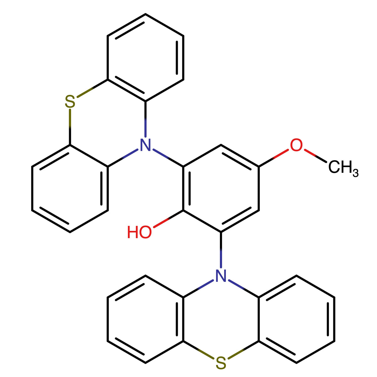 4-Methoxy-2,6-di(10H-phenothiazin-10-yl)phenol