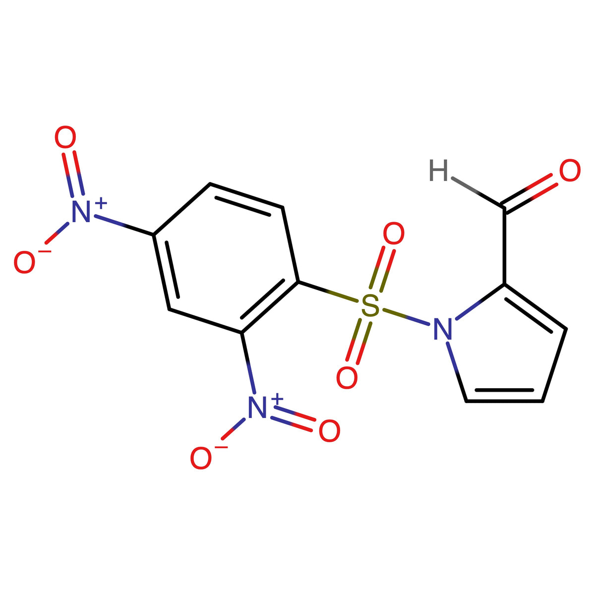 2,4-Dinitrobenzenesulfonyl pyrrole-2-carboxaldehyde